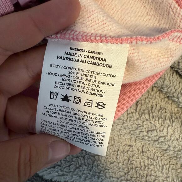 Women's Nike Sportswear Club Fleece Full-Zip Hoodie, Pink, S DQ5471-699 - Picture 5 of 5